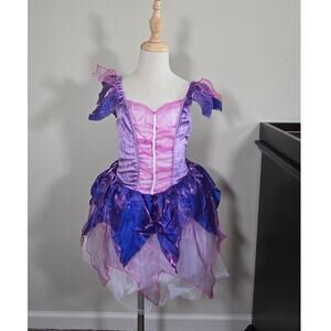 Princess Fairy Girls Dress Up Costume Size L (6-8)